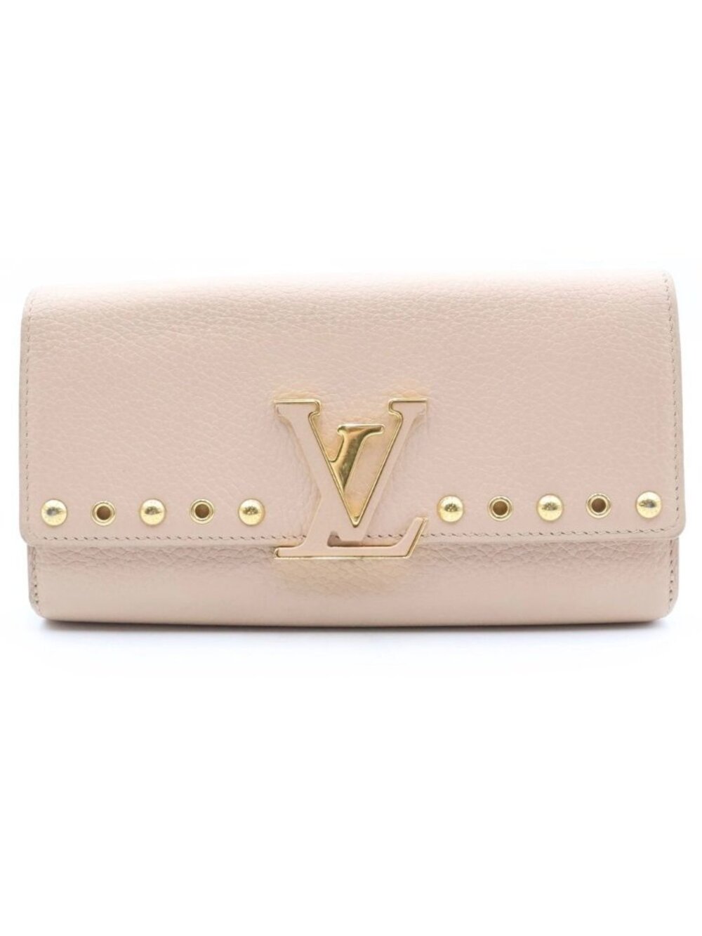 Louis Vuitton Portefeuille Capucines Bifold Wallet Pink